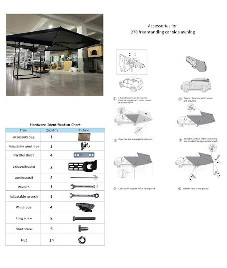 D.A.G | 270 Degree Buffalo Wing Awning