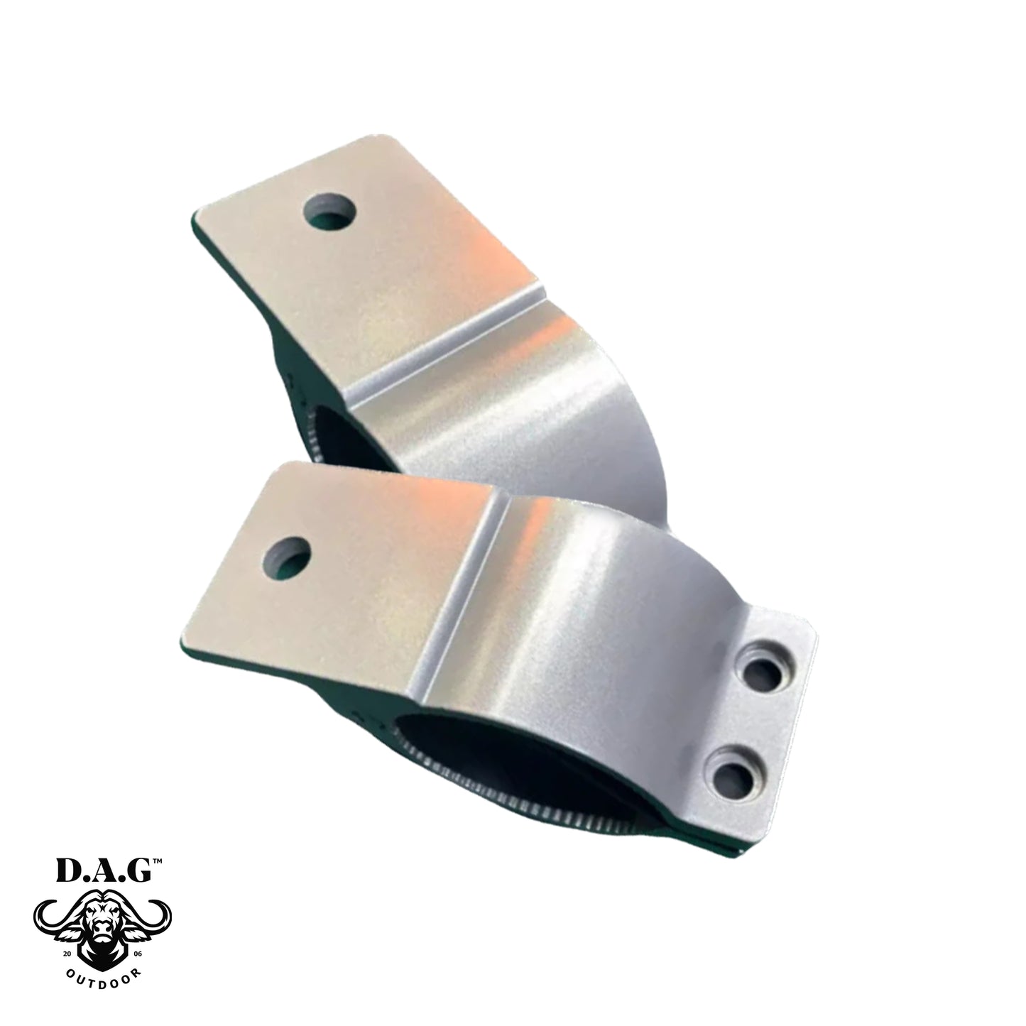 D.A.G | 76 mm Spotlight Clamps Set 3" - Silver