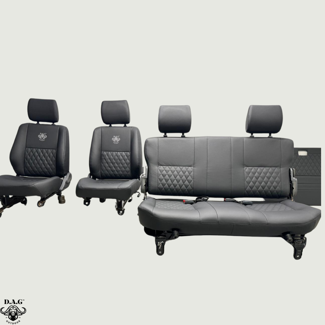 D.A.G | Landcruiser 79 series leather overlanding seats D/C