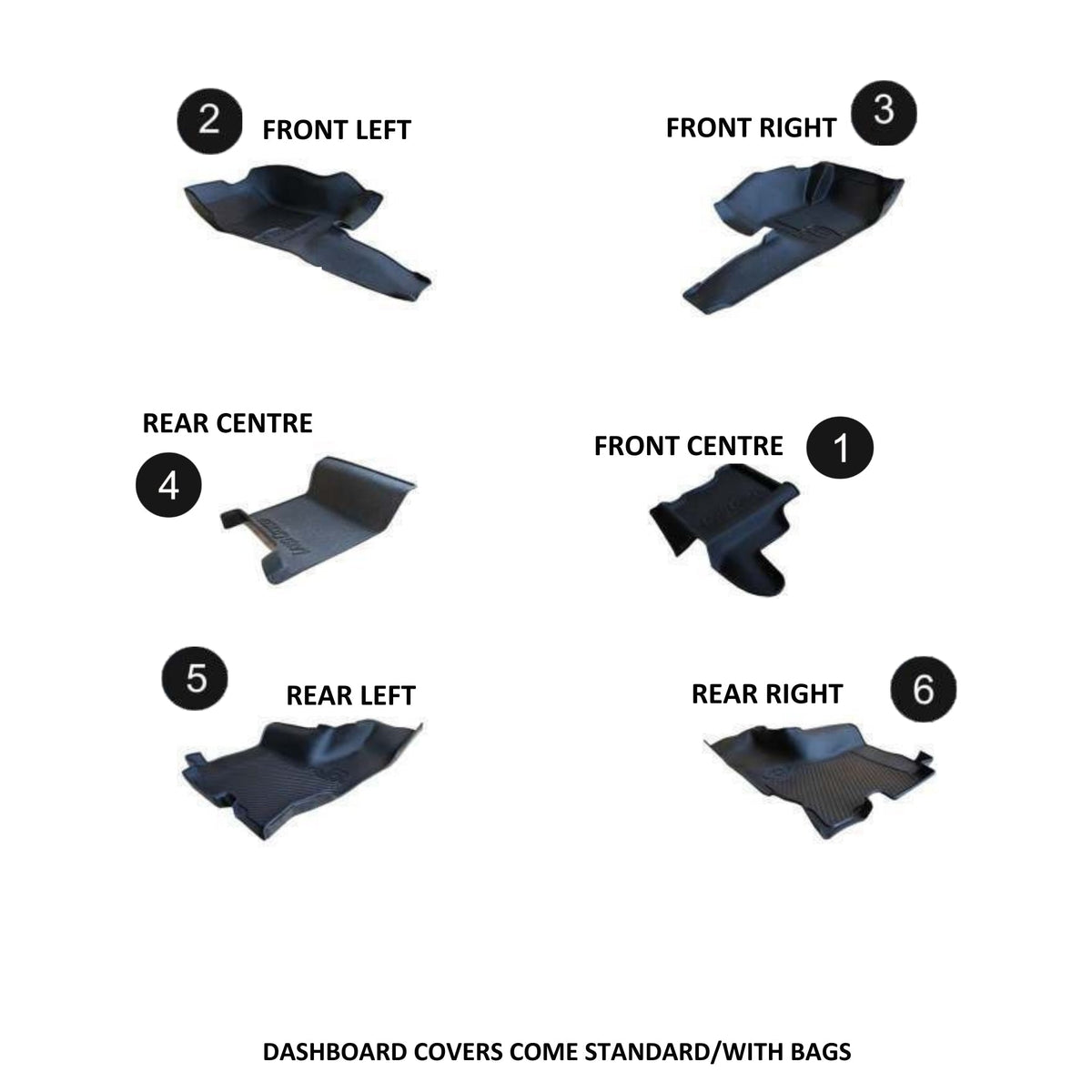 TOYOTA LAND CRUISER 2007-PRESENT DC | RIGHT REAR MAT