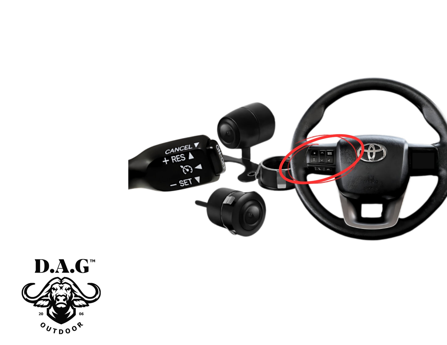 LC 79 2.8 Cruise Control, Reverse Cam and Steering Wheel Button Combo