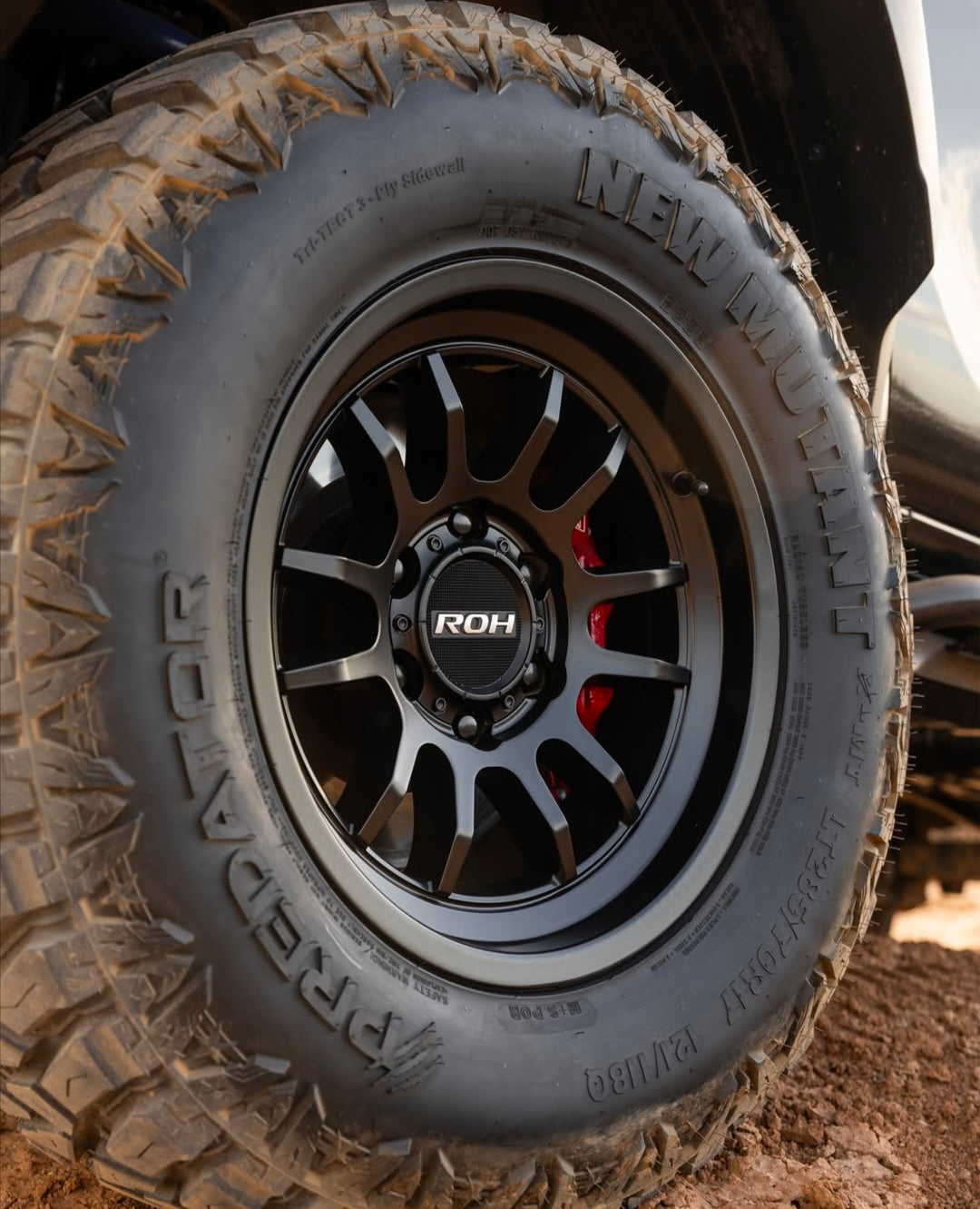 ROH RAID MATT BLACK 17X9-12 5/150