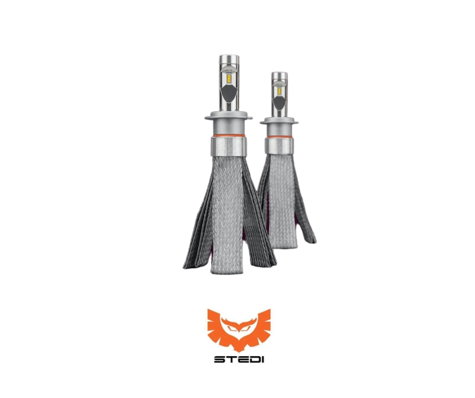 STEDI H7 COPPER HEAD LED HEADLIGHT GLOBES (PAIR)