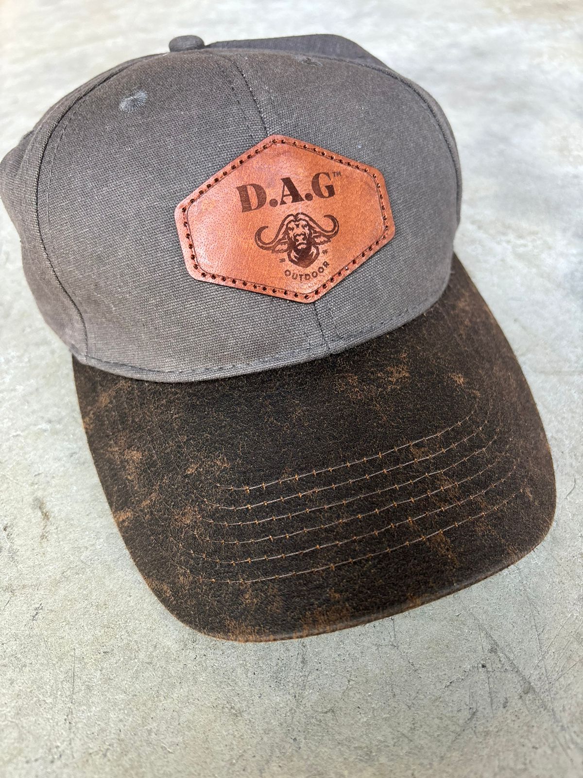 D.A.G | Oil Skin Cap - Hunting Duel Tone