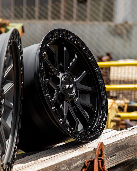 ROH Raid matt black wheel - lifestyle photo
