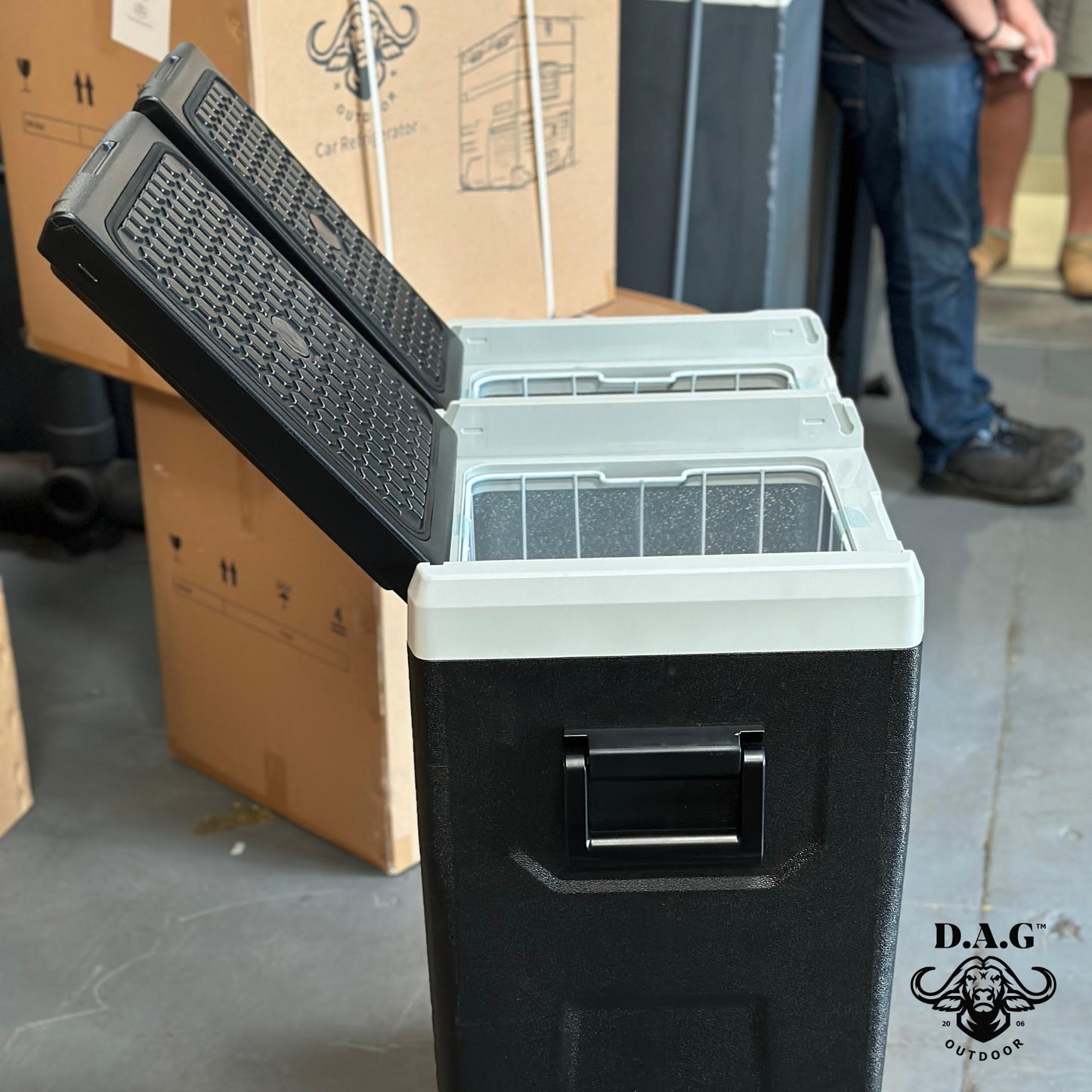 D.A.G | 75L Double Door Fridge