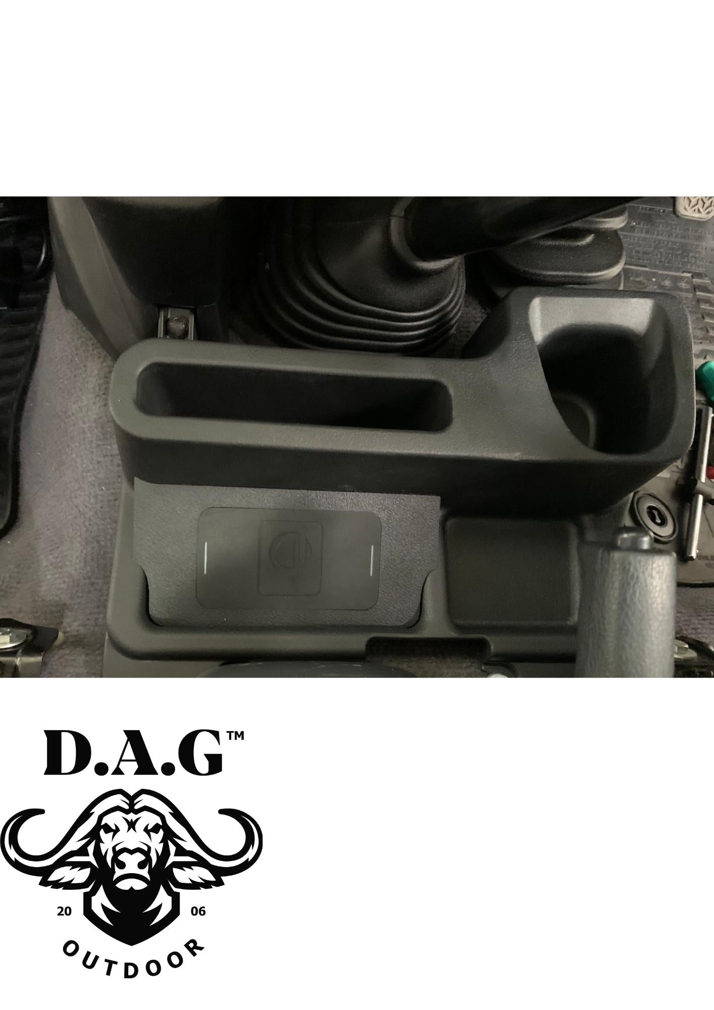 Toyota LC 79 Gear Console & Upholder With Wireless Android Charger