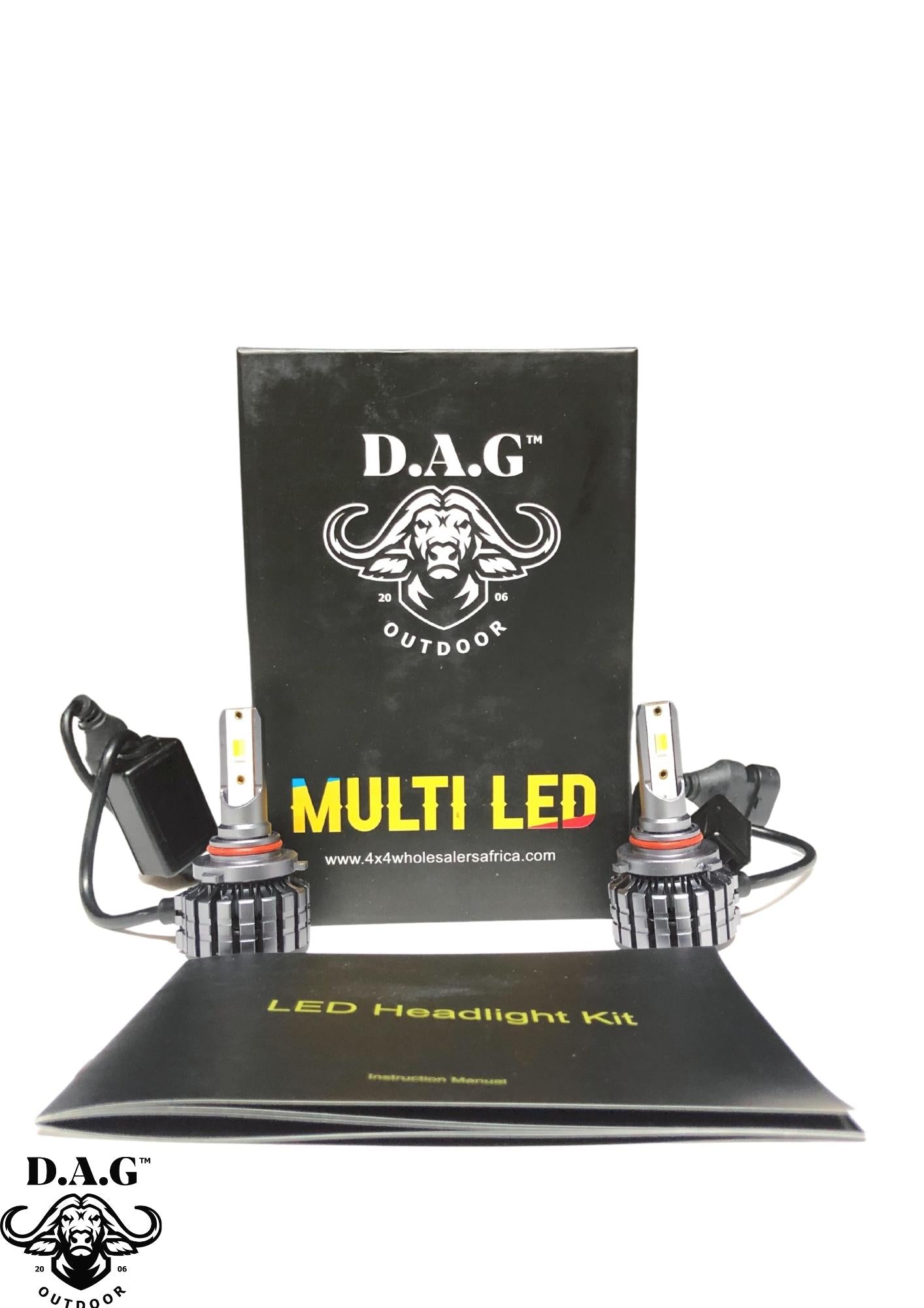 D.A.G | H4 Multi Color LED Headlight replacement globe