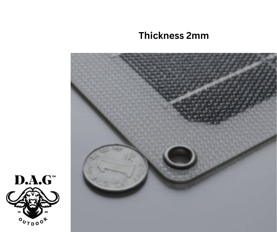 D.A.G | Mono crystalline 100 W 18V Flexible Solar Panel
