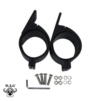 D.A.G | 3" (76mm) Spotlight Clamps Set - Black