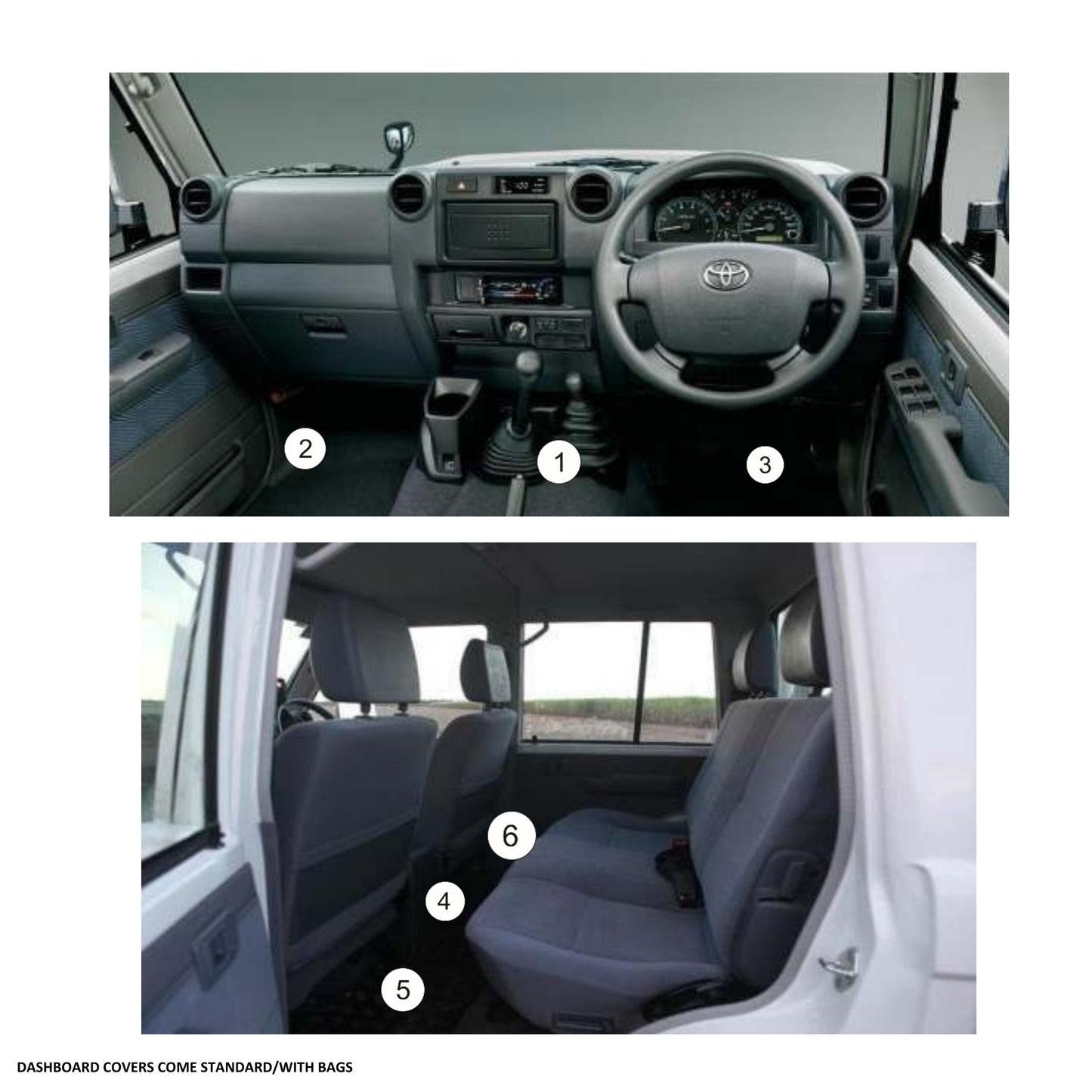 TOYOTA LAND CRUISER 2007-PRESENT DC | REAR CENTRE MAT