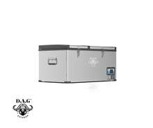 Load image into Gallery viewer, D.A.G 80L Stainless Steel Double Door Fridge
