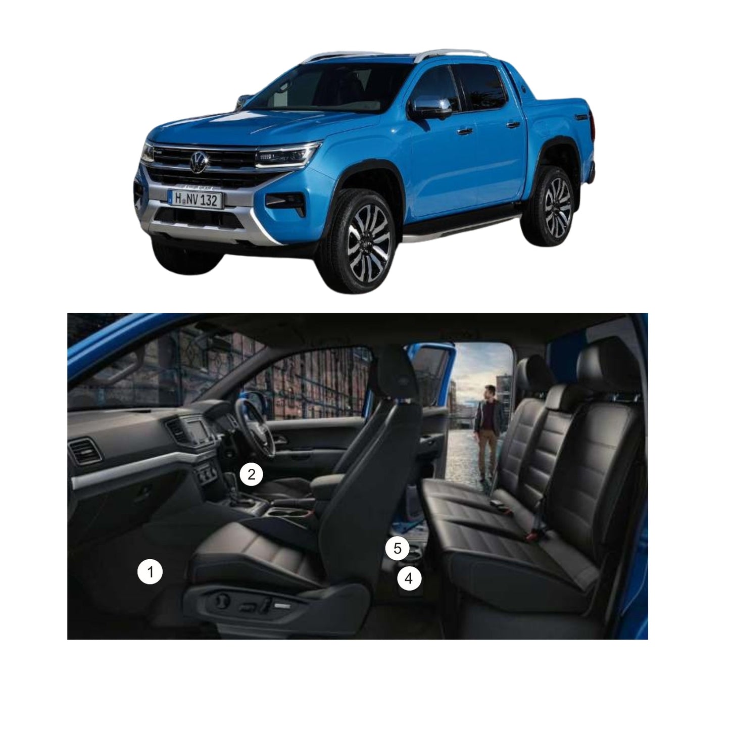 VW AMAROK 2023- PRESENT | LEFT REAR MAT [3]