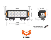 Load image into Gallery viewer, STEDI ST3303 PRO 11 INCH 12 LED LIGHT BAR
