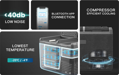 D.A.G | 75L Double Door Fridge