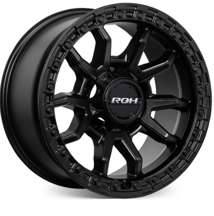 ROH RAID MATT BLACK 17X9-12 5/150