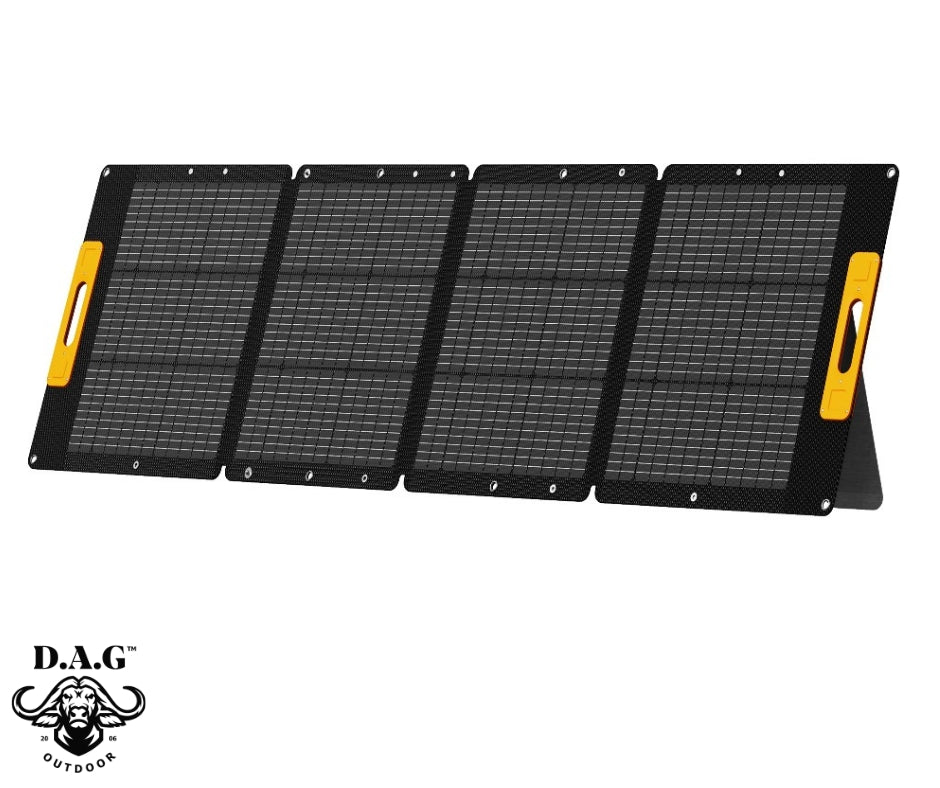 D.A.G | Monocrystalline Silicon 200 W 19.4V Portable Camping Solar Panel