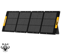 Load image into Gallery viewer, D.A.G Monocrystalline Silicon 200 W 19.4V Portable Camping Solar Panel
