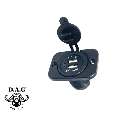 D.A.G | Panel Mount - USB chargers (3.1A)