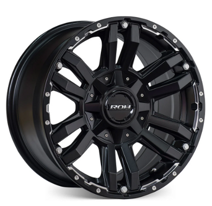 ROH VAPOUR MATT BLACK 17X9-12 5/150