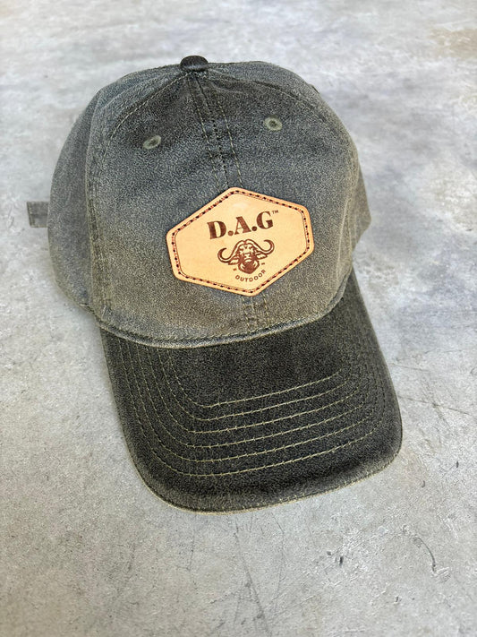 D.A.G | Oil Skin Cap [ Olive ]
