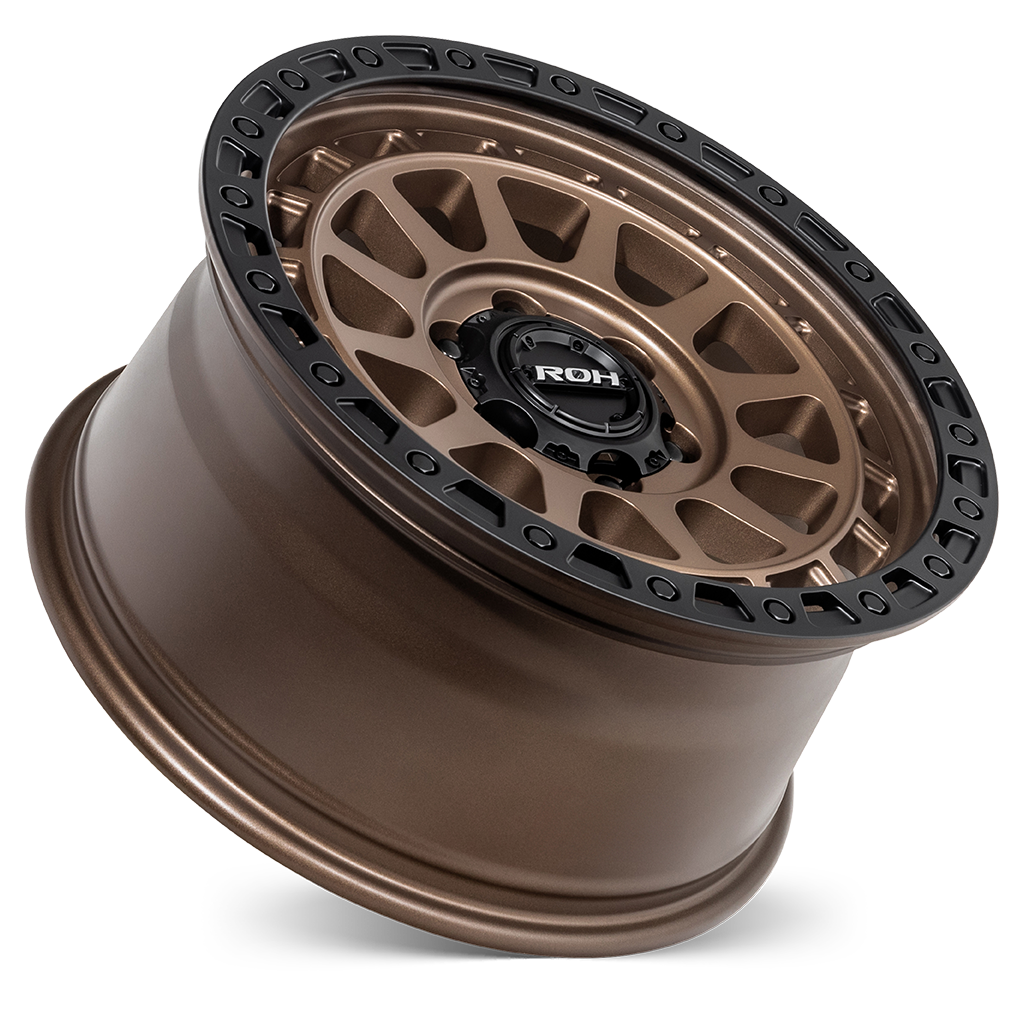 ROH Assault bronze centre black lip 16x9 -12 5/150 4x4 alloy wheel - AST16901BC