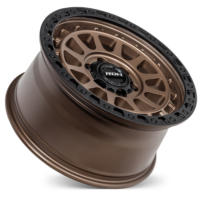 ROH Assault bronze centre black lip 16x9 -12 5/150 4x4 alloy wheel - AST16901BC