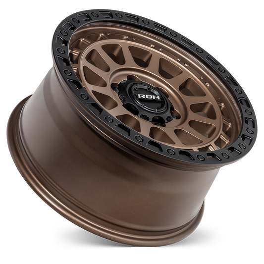 ROH Assault bronze centre black lip 16x9 -12 5/150 4x4 alloy wheel - AST16901BC