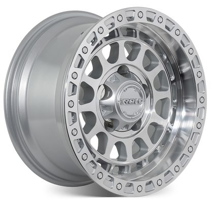 ROH Assault machined 4x4 alloy wheel - angled view
