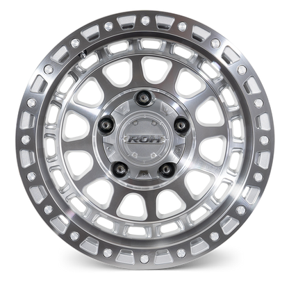 ROH Assault machined 4x4 alloy wheel - front view