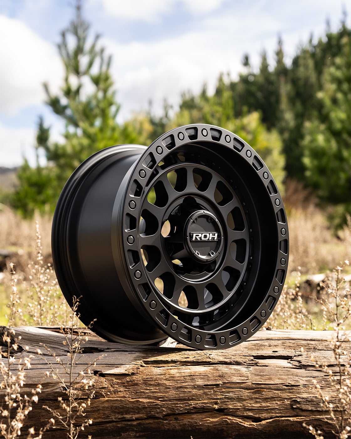 ROH Assault matt black wheel - lifestyle photo