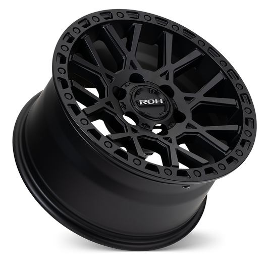 ROH Crawler matt black 18x9 +25 6/139.7 4x4 alloy wheel - CRA18925MB