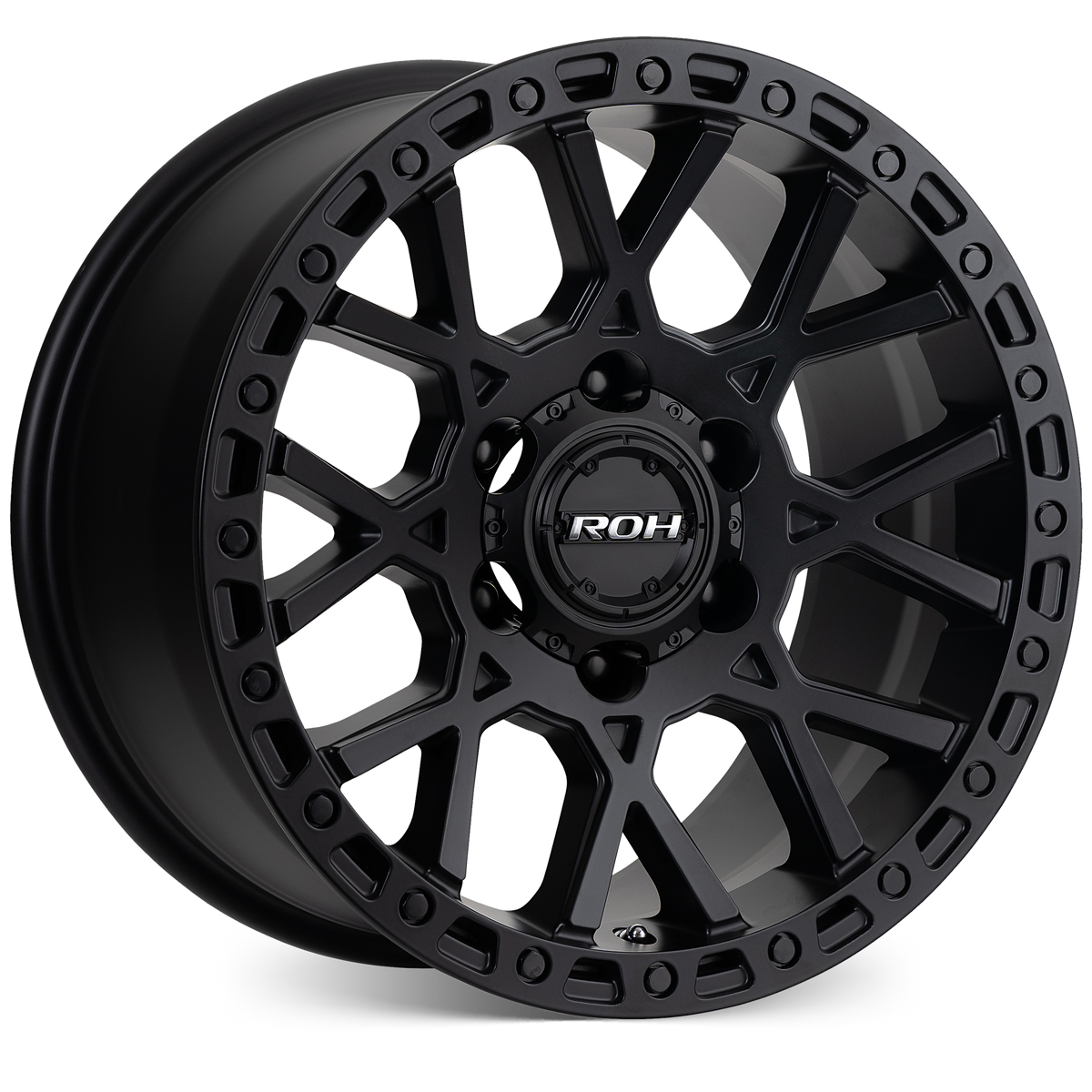 ROH Crawler matt black 4x4 alloy wheel - view 2