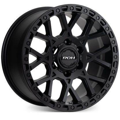 ROH Crawler matt black 4x4 alloy wheel - view 2