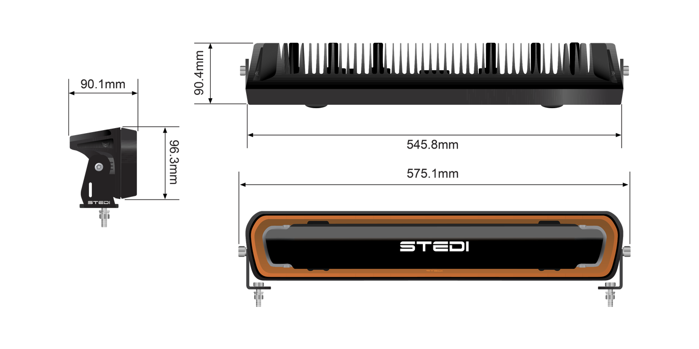 STEDI EVO Light Bar 22 Inch
