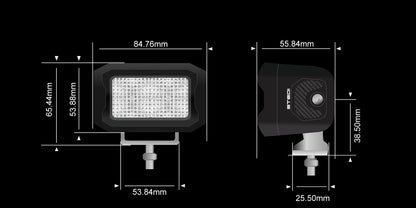 STEDI G2 Black Flood Work Light