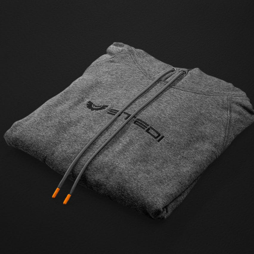 STEDI | HOODIE - CHARCOAL SMILEY