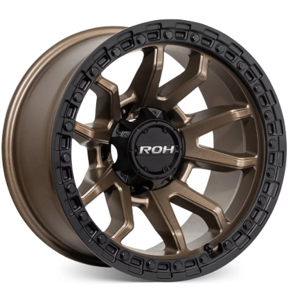 ROH RAID MATT BLACK BRONZE 17X9-12 5/150