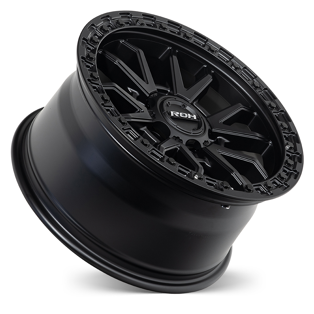 ROH Raid matt black 18x9 +35 6/139.7 4x4 alloy wheel - RAD18935MB