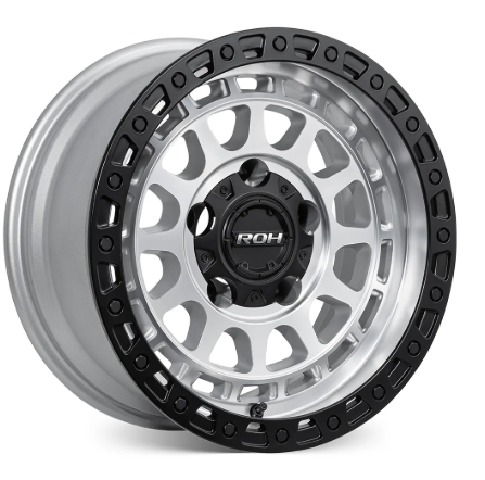 ROH ASSAULT MACHINED BLACK LIP 17X9 -12 5/150
