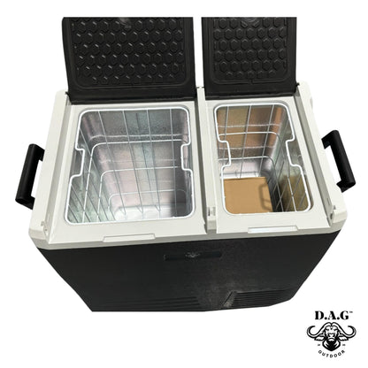 D.A.G | 75L Double Door Fridge
