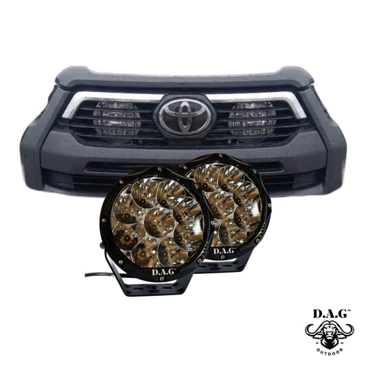 D.A.G Inner Grille & Spotlight HILUX REVO Combo