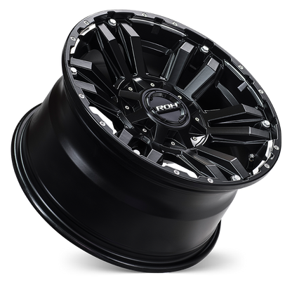 ROH Vapour matt black machined accents 16x8 0 5/150 4x4 alloy wheel - VAP16801MB