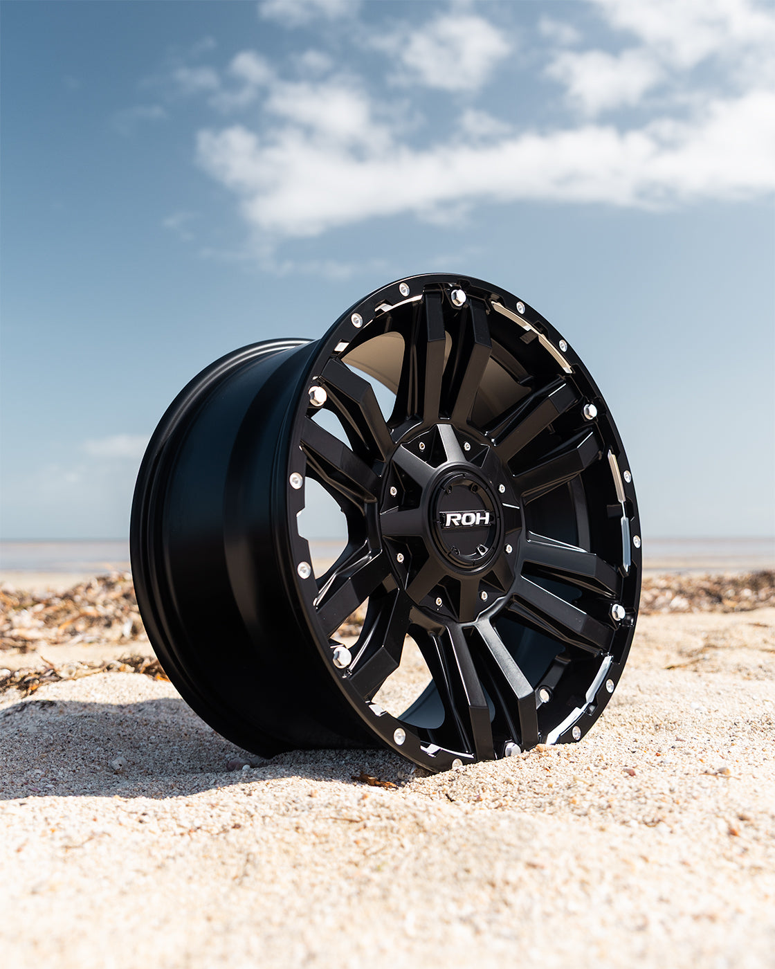 ROH Vapour matt black machined accents wheel - lifestyle photo