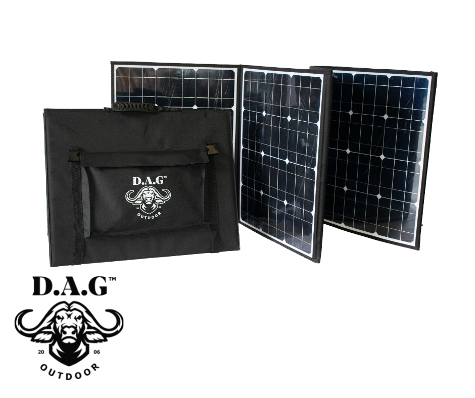 D.A.G | Mono crystalline Silicon 150 W 18V Portable Camping Solar Panel