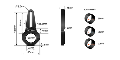 STEDI VICE BULL BAR TUBE CLAMPS