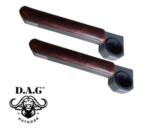 D.A.G | LAND CRUISER 79 Series Armrest & cupholder [Textured Brown] (magnetic)