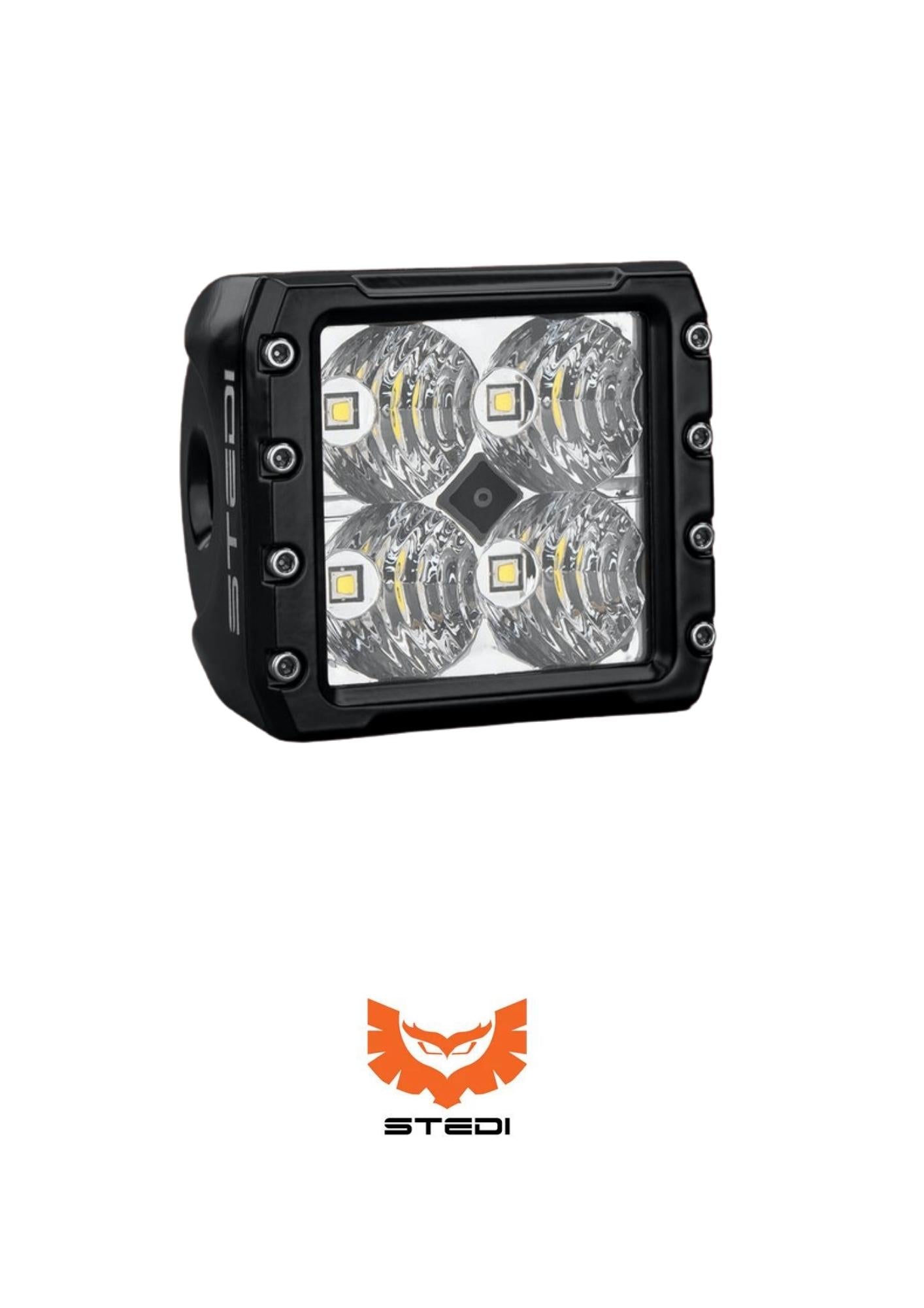 STEDI | C-4 Black Edition LED Light Cube | FLOOD