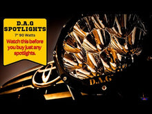 Load and play video in Gallery viewer, D.A.G 7&quot; 90W LED SPOTLIGHT SET
