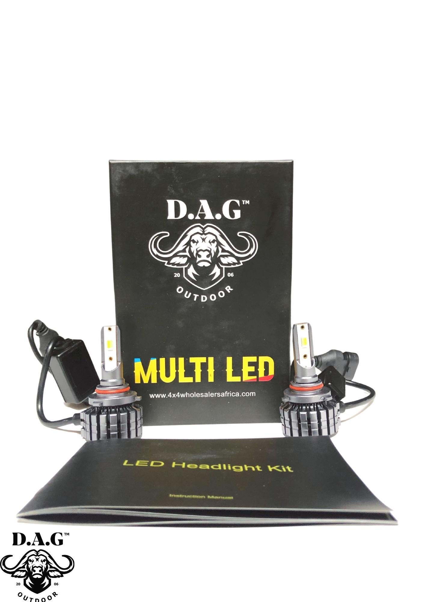 D.A.G | HB13/9006  Multi Color LED Headlight replacement globe